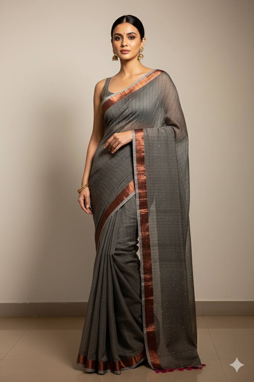 Handloom  Cotton Saree